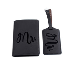 Load image into Gallery viewer, Mr Mrs Lover Couple Passport Holder Travel Case
