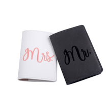 Load image into Gallery viewer, Mr Mrs Lover Couple Passport Holder Travel Case
