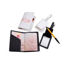 Load image into Gallery viewer, Mr Mrs Lover Couple Passport Holder Travel Case
