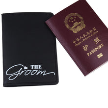 Load image into Gallery viewer, Mr Mrs Lover Couple Passport Holder Travel Case
