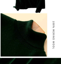 Load image into Gallery viewer, 100% Merino Wool Turtleneck
