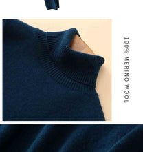 Load image into Gallery viewer, 100% Merino Wool Turtleneck
