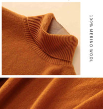 Load image into Gallery viewer, 100% Merino Wool Turtleneck
