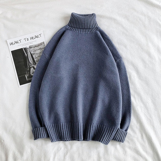 Men's Warm Winter Turtleneck Sweater