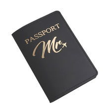 Load image into Gallery viewer, Mr Mrs Lover Couple Passport Holder Travel Case
