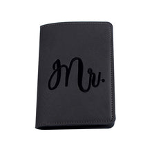 Load image into Gallery viewer, Mr Mrs Lover Couple Passport Holder Travel Case
