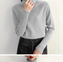 Load image into Gallery viewer, Cashmere Knitted Turtleneck
