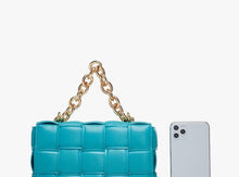 Load image into Gallery viewer, Luxury Soft Woven Thick Metal Chain Bag
