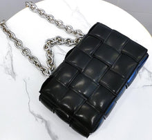 Load image into Gallery viewer, Luxury Soft Woven Thick Metal Chain Bag
