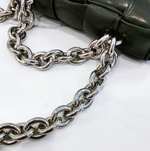 Load image into Gallery viewer, Luxury Soft Woven Thick Metal Chain Bag
