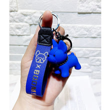 Load image into Gallery viewer, Cartoon Fighting Dog Keychain
