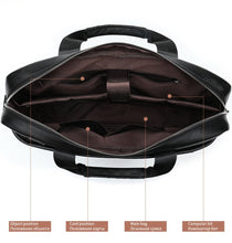 Load image into Gallery viewer, Genuine Leather Briefcase (14&#39;&#39; Laptop)
