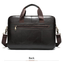 Load image into Gallery viewer, Genuine Leather Briefcase (14&#39;&#39; Laptop)
