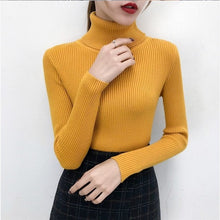 Load image into Gallery viewer, Cashmere Winter Knitted Turtleneck
