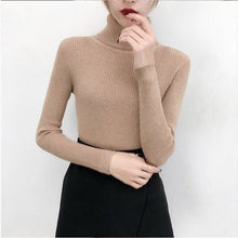 Load image into Gallery viewer, Cashmere Winter Knitted Turtleneck
