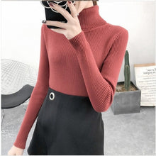 Load image into Gallery viewer, Cashmere Winter Knitted Turtleneck
