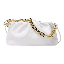 Load image into Gallery viewer, Alligator Thick Gold Chain Purse
