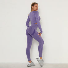 Load image into Gallery viewer, Seamless Sport Set High Waist Belly Control Legging
