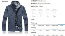 Load image into Gallery viewer, Winter Knit Zip Wool Sweater
