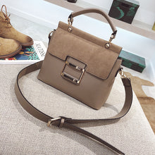 Load image into Gallery viewer, Leather PU Buckle Handbag Crossbody Bag
