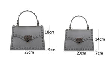 Load image into Gallery viewer, Luxury Hard Rivet PVC Handbag
