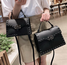 Load image into Gallery viewer, Luxury Hard Rivet PVC Handbag
