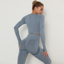 Load image into Gallery viewer, Seamless Sport Set High Waist Belly Control Legging
