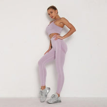 Load image into Gallery viewer, Seamless Sport Set High Waist Belly Control Legging
