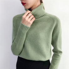 Load image into Gallery viewer, Cashmere Knitted Turtleneck
