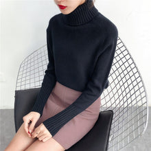 Load image into Gallery viewer, Cashmere Knitted Turtleneck
