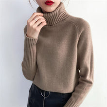 Load image into Gallery viewer, Cashmere Knitted Turtleneck
